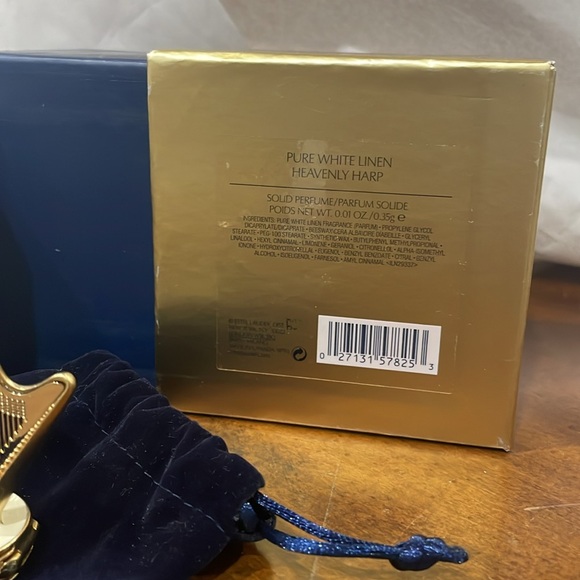 Estee Lauder Heavenly Harp Compact With Pure White Linen Solid Perfume With Box - Picture 4 of 6